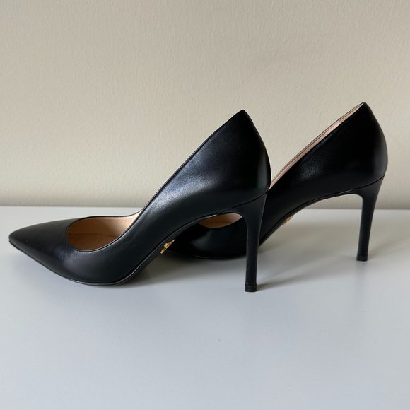 Prada Calzature Donna Capretto Nero Pump - Picture 8 of 12